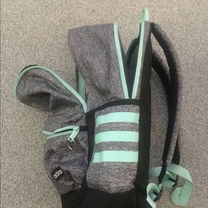 ADIDAS grey and teal Backpack